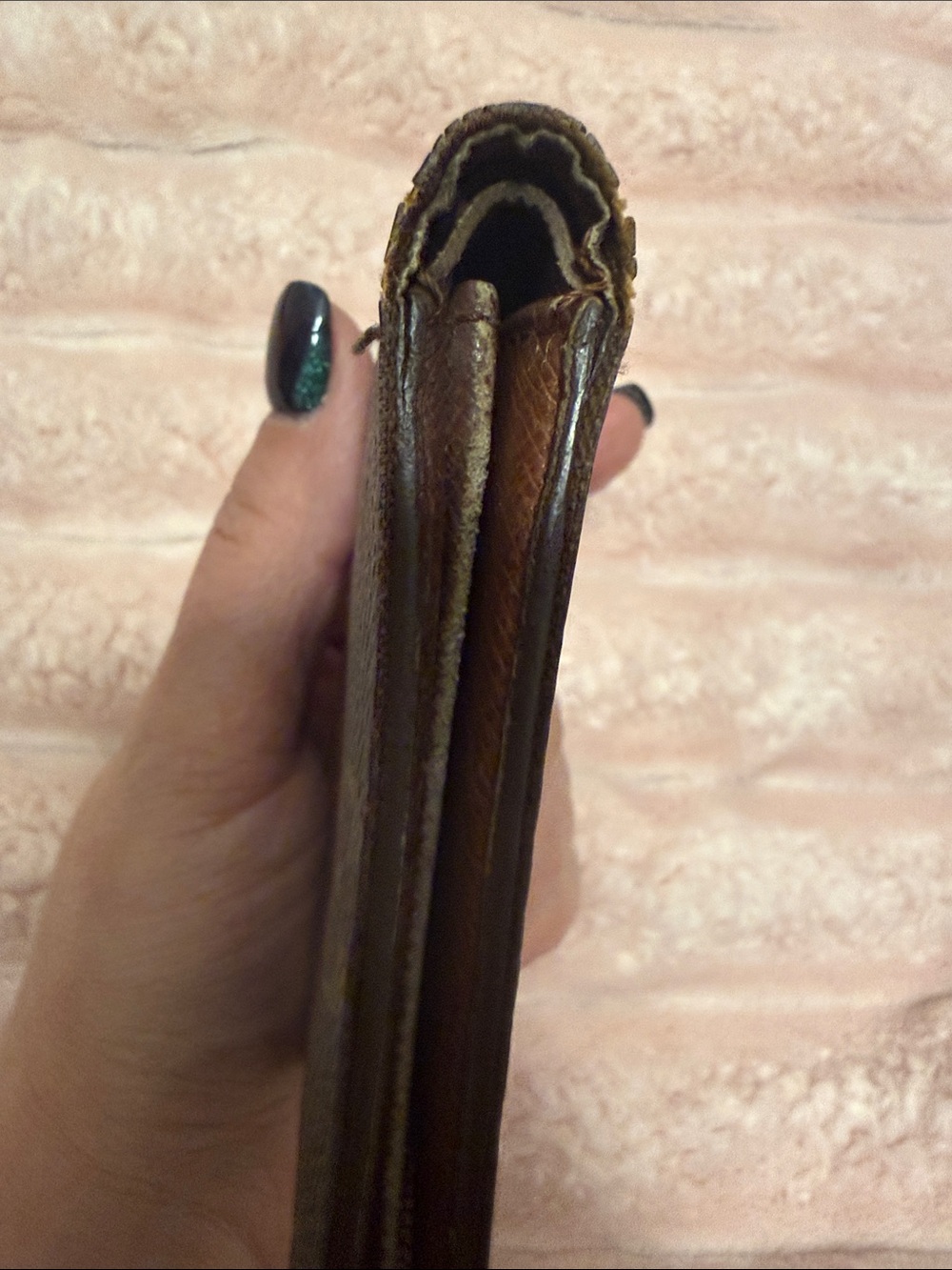 Louis Vuitton Bifold Monogram Canvas Wallet in Dark Brown and Tan - Picture 3 of 9